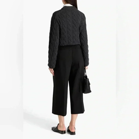 THEORY
Cropped twill wide-leg pant - Picture 2 of 10